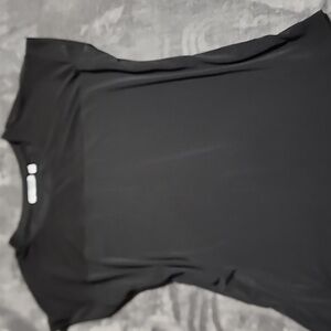 Notations Black Short Sleeve Women's Top